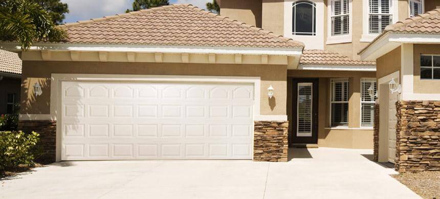 Arched Top Garage Door with Traditional Raised Panel
